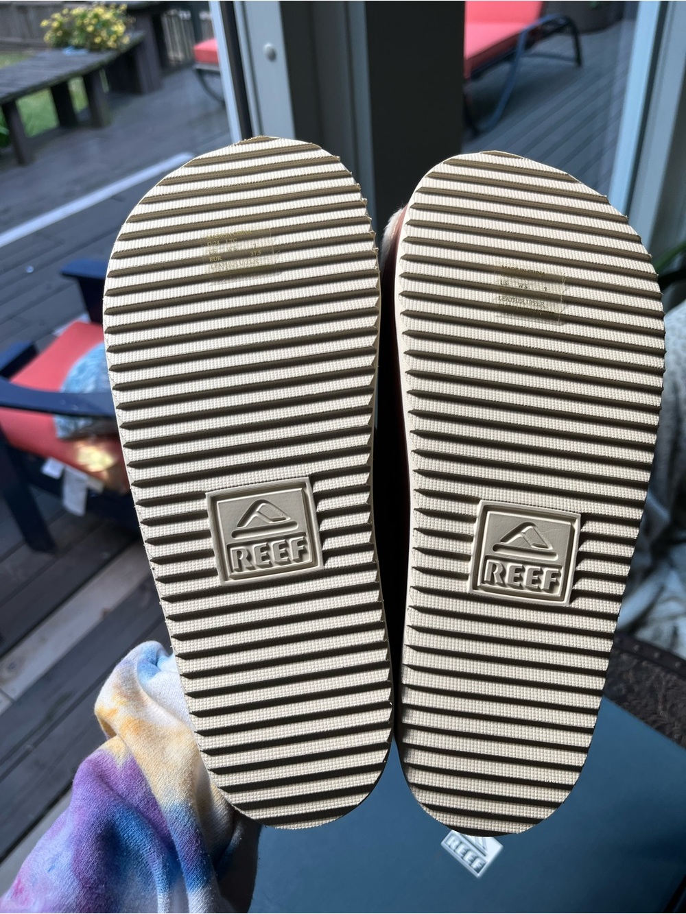 REEF OKAI CIARA SUEDE PLATFORM SANDALS IN CORK PINK 7 - Picture 10 of 10